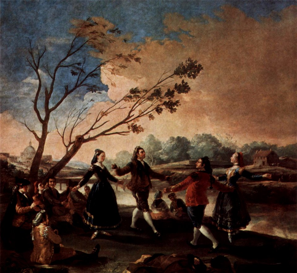 El baile de San Antonio de la Florida, Francisco de Goya