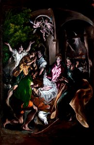 El Greco (Domenikos Theotokopoulos) - The Adoration of the Shepherds (ca. 1605–10) - Metropolitan Museum of Art