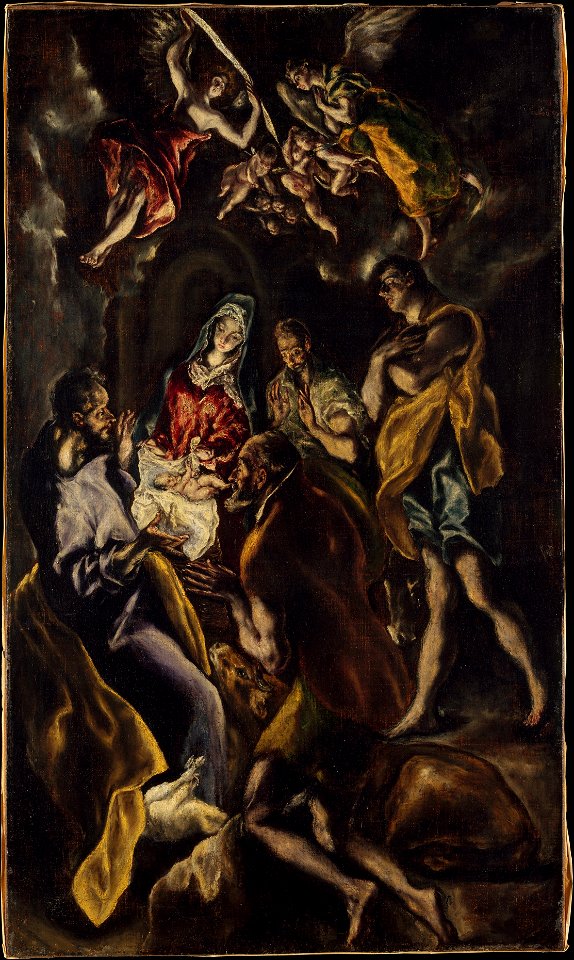 El Greco (Domenikos Theotokopoulos) and Workshop - The Adoration of the Shepherds - 41.190.17 - Metropolitan Museum of Art
