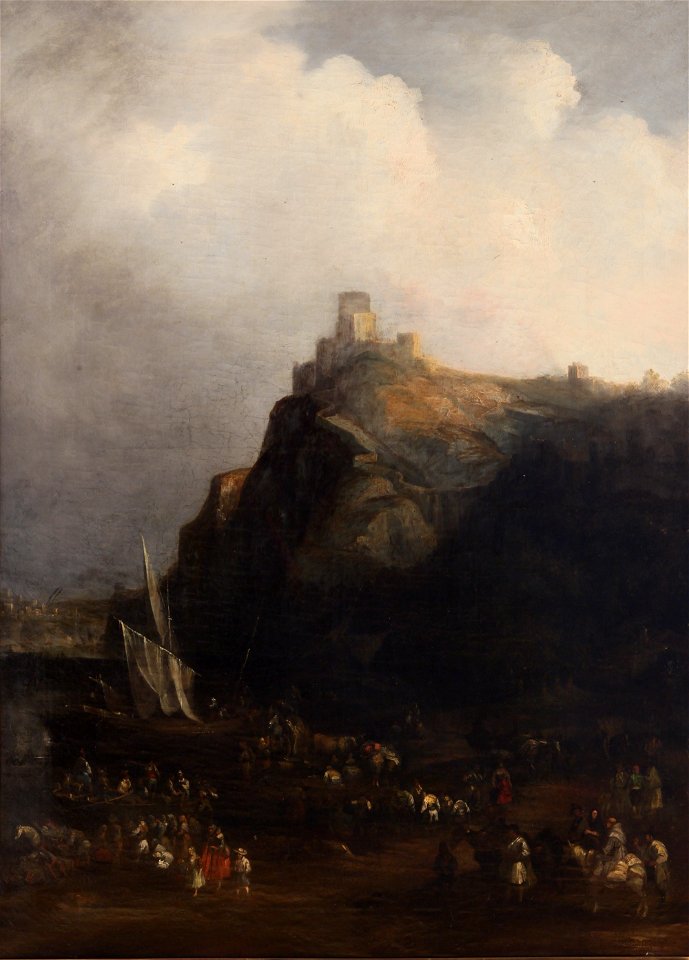 El Castillo de Gaucin - Jenaro Pérez Villaamil