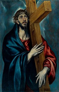 El Greco - Christ Carrying the Cross - Google Art Project. Free illustration for personal and commercial use.