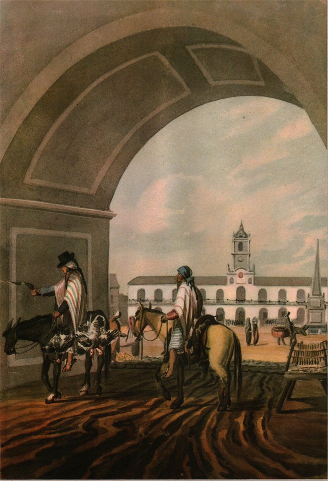El cabildo y la plaza - Buenos Aires, según Vidal