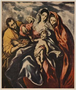 El Greco - Holy Family with Mary Magdalene (Van Horne, Montreal)