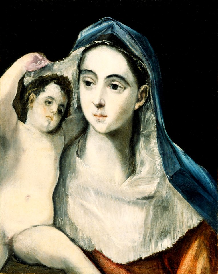 El Greco - Madonna and Child - 70.189 - Detroit Institute of Arts