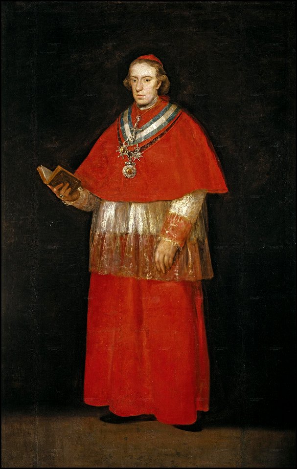 El cardenal don Luis María de Borbón y Vallabriga