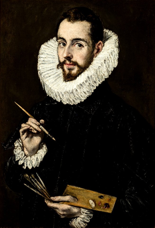 El Greco - Portrait of the Artist's Son Jorge Manuel Theotokopoulos - WGA10567