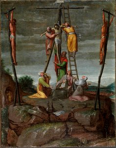 El Descendimiento, de Pedro de Campaña (Museo del Prado)