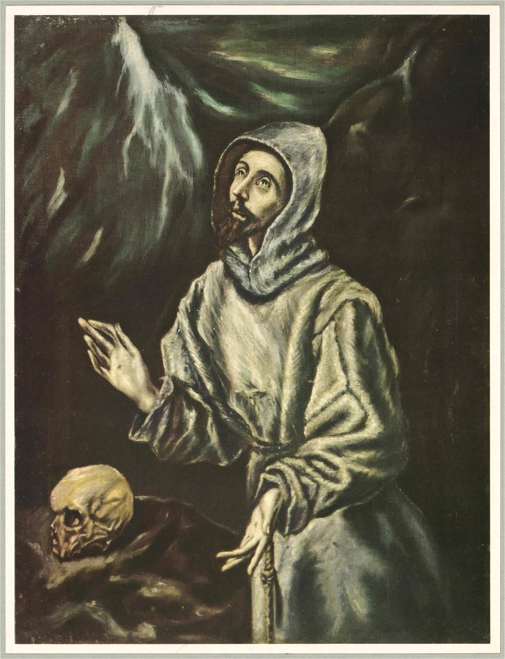 El Greco - Saint Francis receiving the Stigmata, Alberto Pani, Mexico City