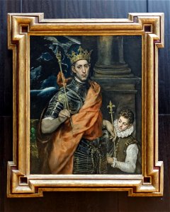 El Greco - Saint Louis roi de France et un page 01