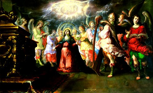 El Dulce nombre de María - Cristóbal de Villalpando