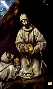 El Greco - St Francis and Brother Leo Meditating on Death - WGA10560