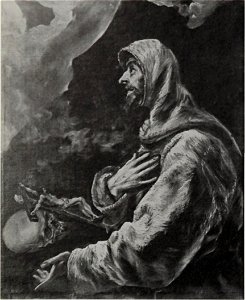 El Greco - St Francis in Ecstasy, Araoz collection, Madrid