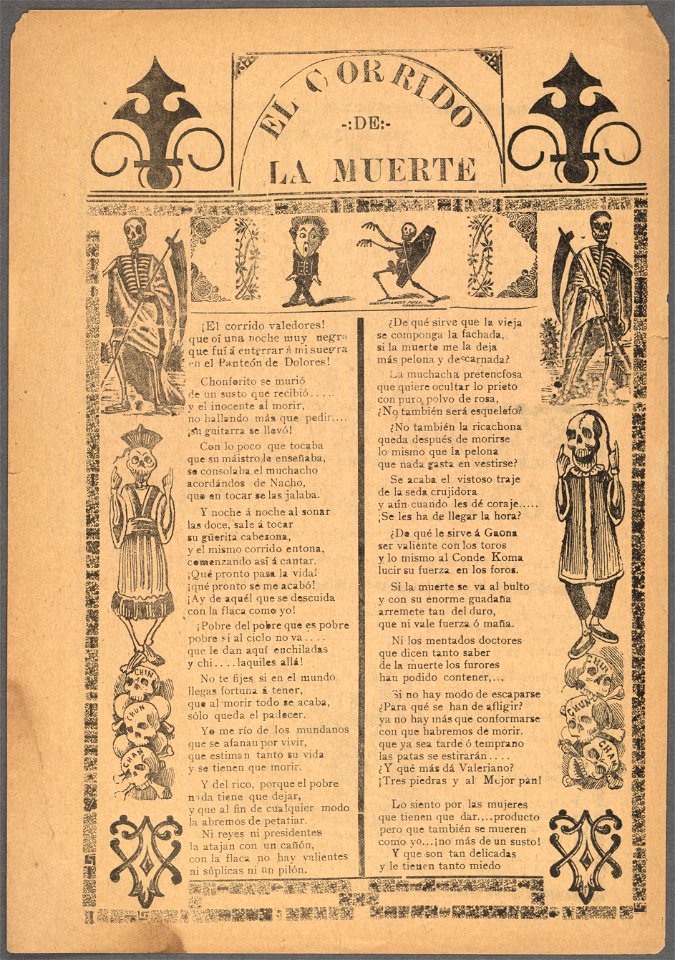 El corrido de la muerte LCCN99615845