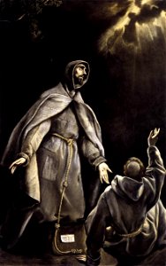 El Greco - St Francis's Vision of the Flaming Torch - WGA10561