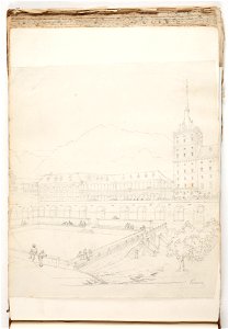 El estanque de la Huerta del Monasterio del Escorial