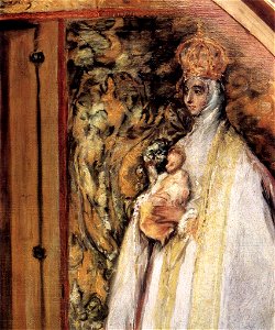 El Greco - St Ildefonso (detail) - WGA10575