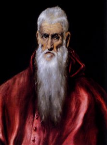 El Greco - St Jerome as a Scholar (detail) - WGA10626