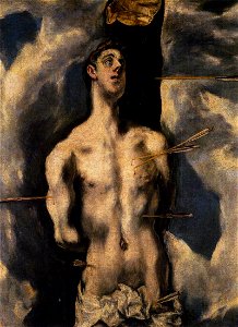 El Greco - St Sebastian - WGA10629. Free illustration for personal and commercial use.