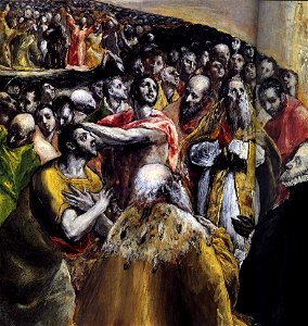 El Greco - The Adoration of the Name of Jesus (detail) - WGA10434