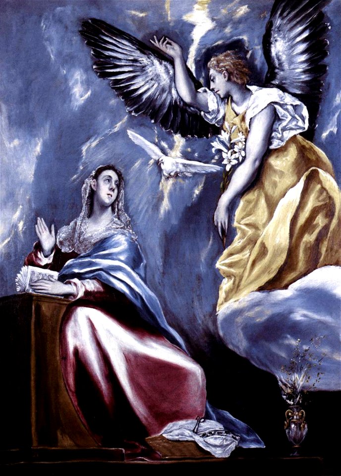 El Greco - The Annunciation (Budapest)