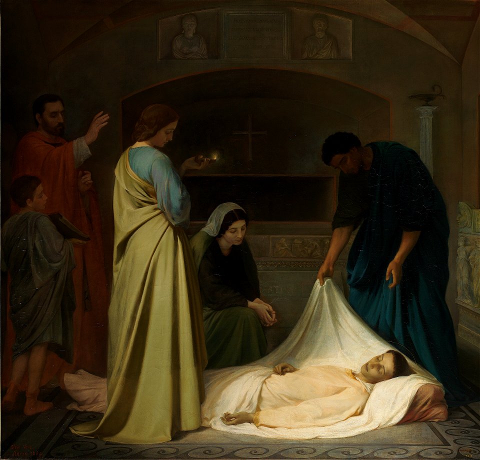 El Entierro de San Lorenzo, 1862 Alejo Vera