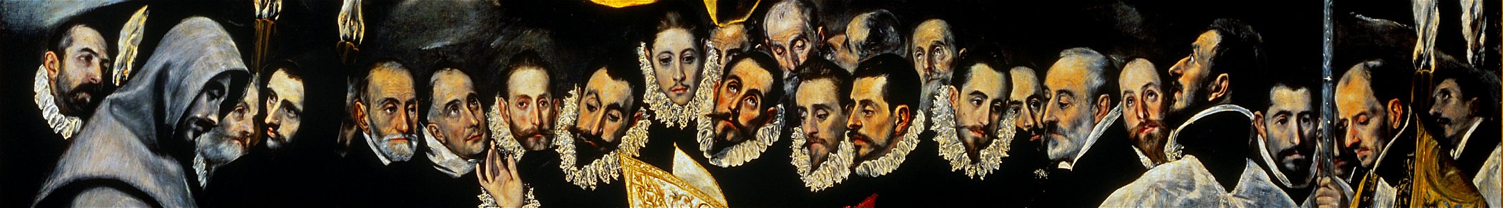 El entierro del señor de Orgaz - El Greco - crop