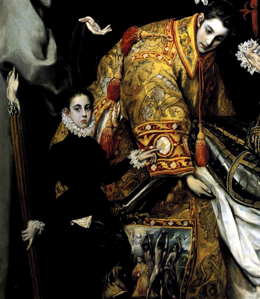 El Greco - The Burial of the Count of Orgaz (detail) - WGA10490