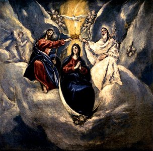 El Greco - The Coronation of the Virgin - WGA10494