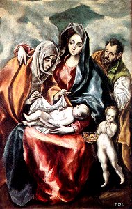 El Greco - The Holy Family - WGA10510