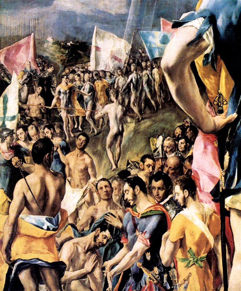 El Greco - The Martyrdom of St Maurice (detail) - WGA10438
