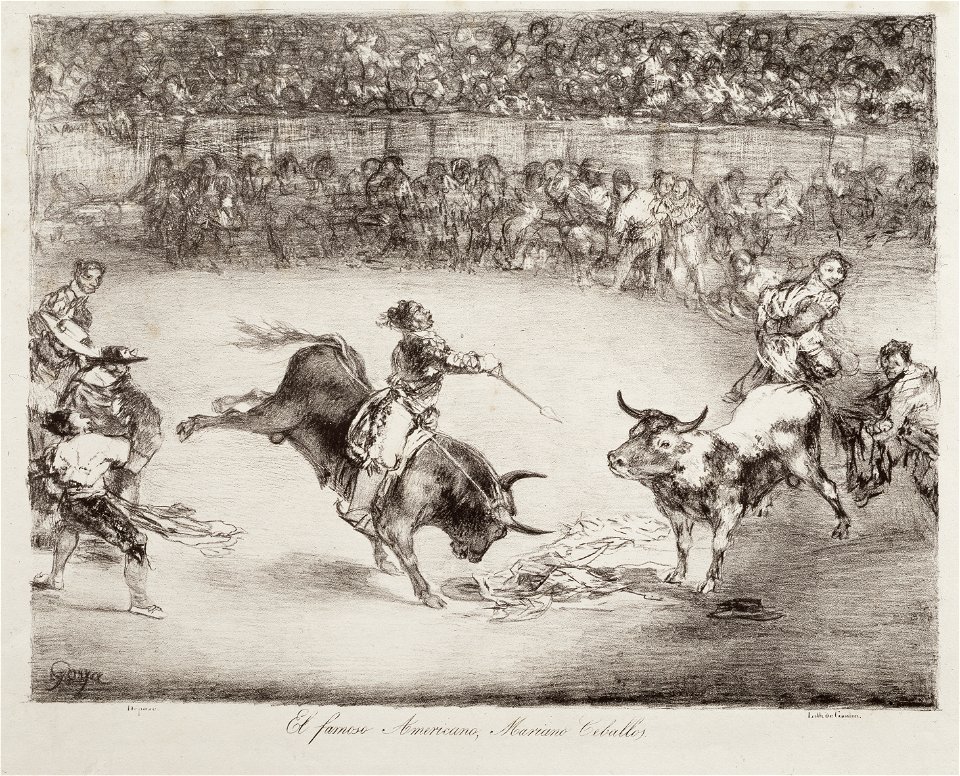 El famoso Americano, Mariano Ceballos (Goya)