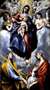 El Greco - The Virgin and Child with St Martina and St Agnes - WGA10539