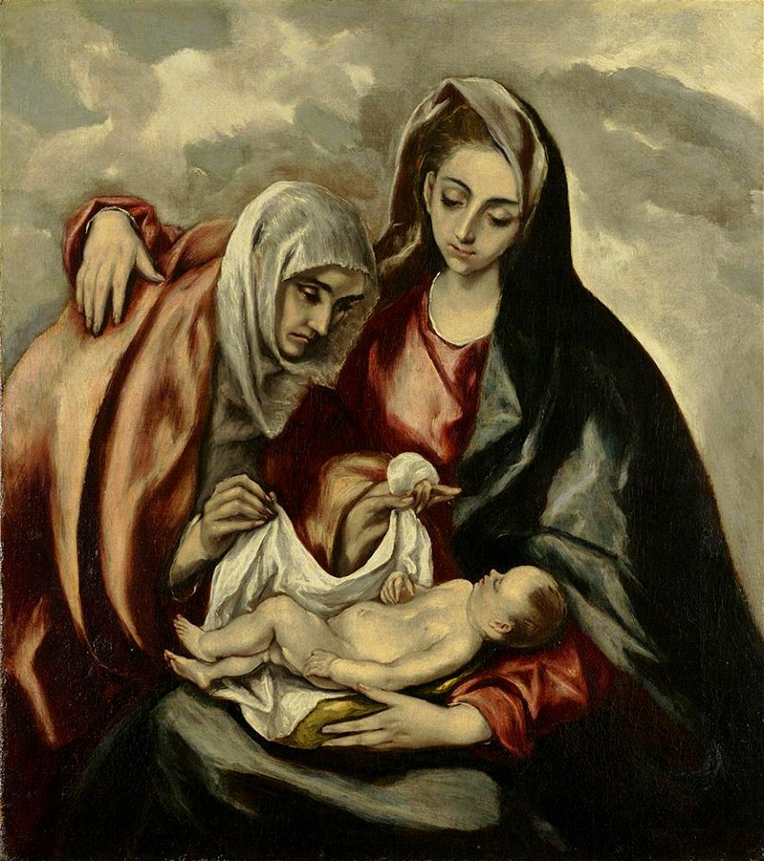 El Greco - The Virgin and Child with Saint Anne, 1946.46