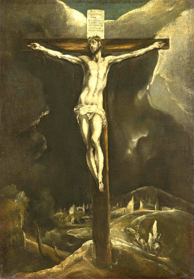 El Greco - Christus aan het kruis - SK-A-3142 - Rijksmuseum