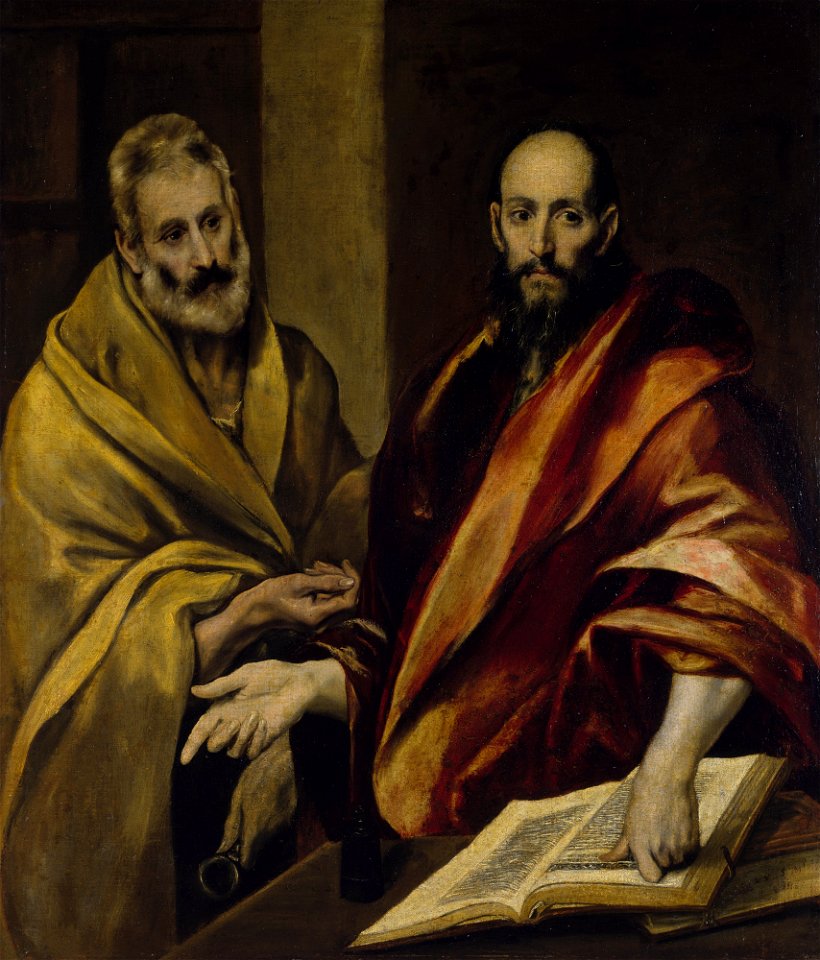 El Greco - Апостолы Петр и Павел - Google Art Project