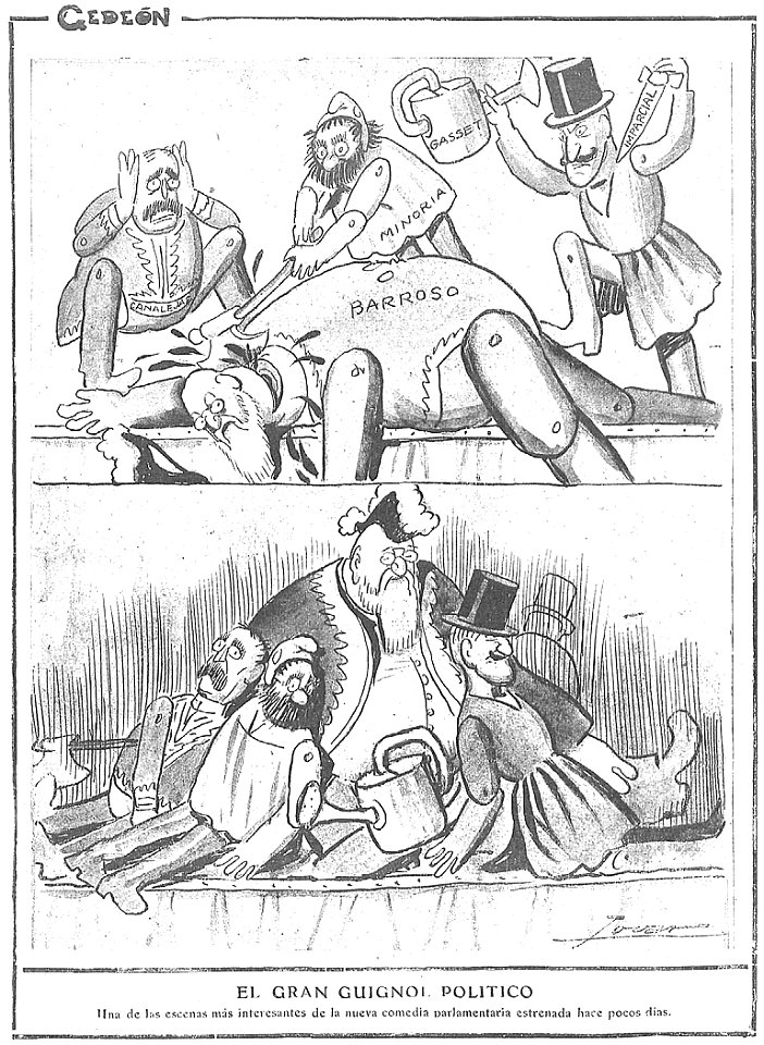 El gran guignol político, de Tovar