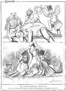 El gran guignol político, de Tovar