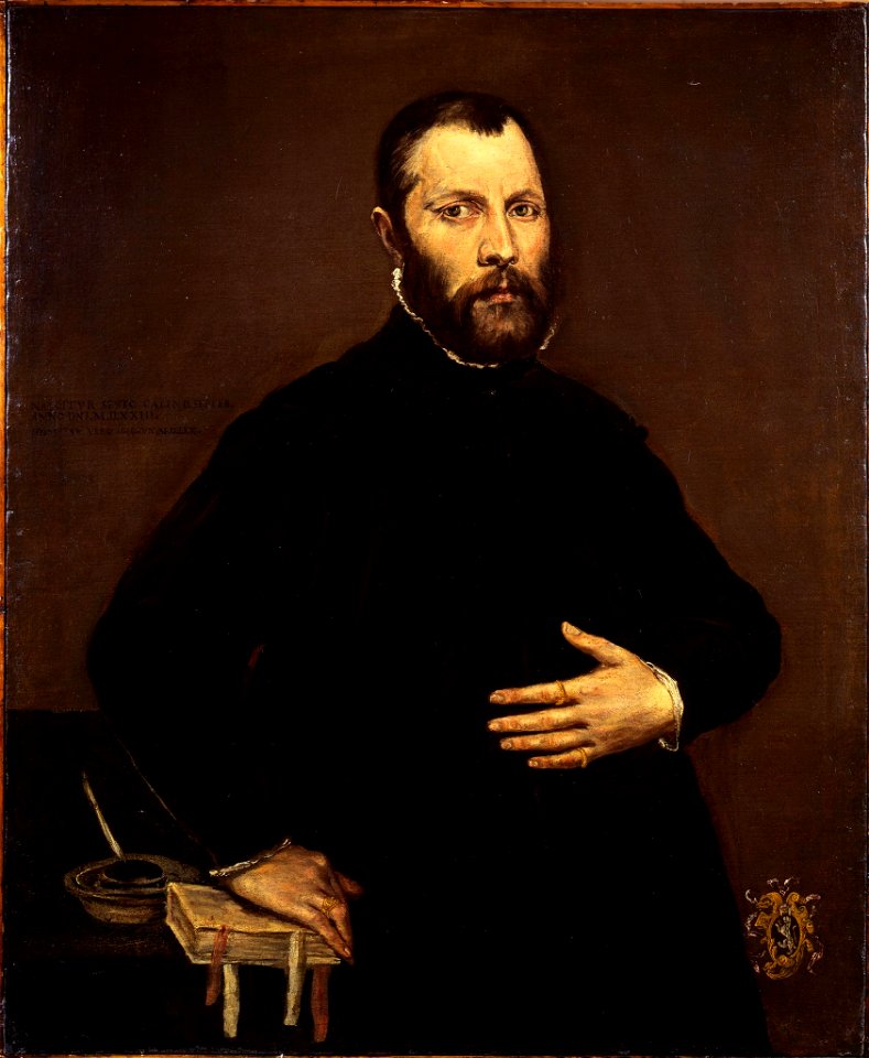 El Greco - Portrait of a Gentleman, Julius Priester