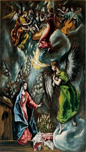 El Greco (Doménikos Theotokópoulos) - The Annunciation - Google Art Project (807333)