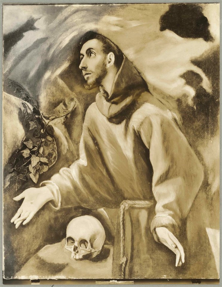El Greco - Saint Francis receiving the Stigmata, Anna Scripps Whitcomb