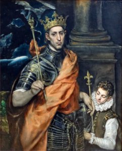 El Greco - Saint Louis roi de France et un page 02