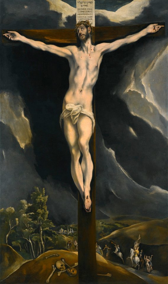 El Greco - CHRIST ON THE CROSS, Frati 61a