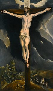 El Greco - CHRIST ON THE CROSS, Frati 61a