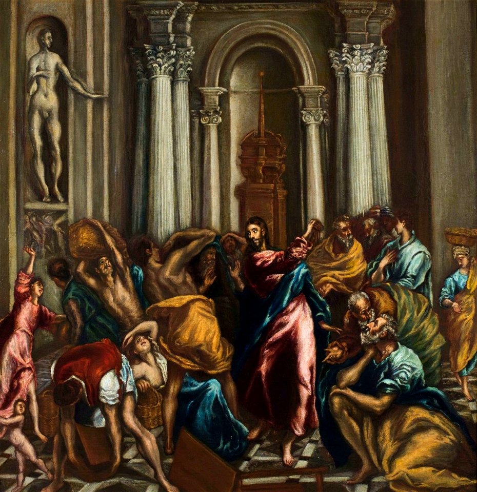 El Greco - Cleansing the Temple, Pontevedra