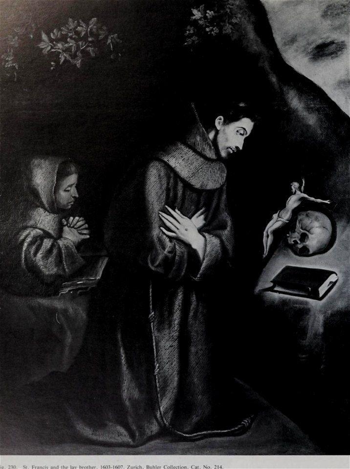 El Greco - St Francis and the Lay Brother - Buhrle