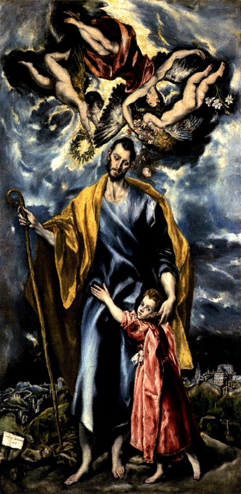 El Greco - St Joseph and the Christ Child - WGA10536