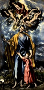 El Greco - St Joseph and the Christ Child - WGA10536