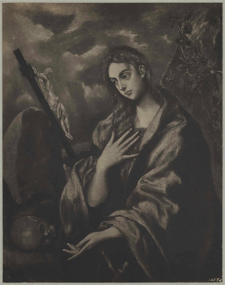 El Greco - Saint Mary Magdalene, Hispanic Society