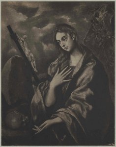 El Greco - Saint Mary Magdalene, Hispanic Society