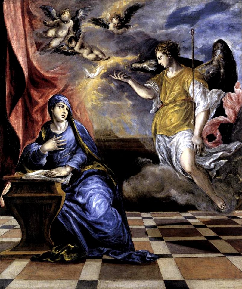 El Greco - The Annunciation - WGA10427